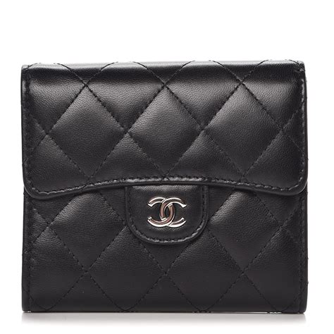 chanel quilted small wallet|classic quilted chanel wallet.